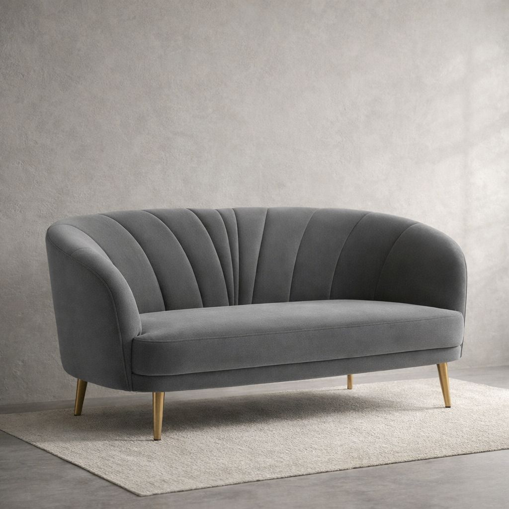 Marbella Scallop-Back Loveseat - Image 2