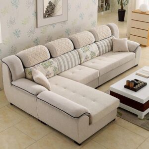 Luxury Solara Modern Sofa in Beige by Turtle Vine Interiors