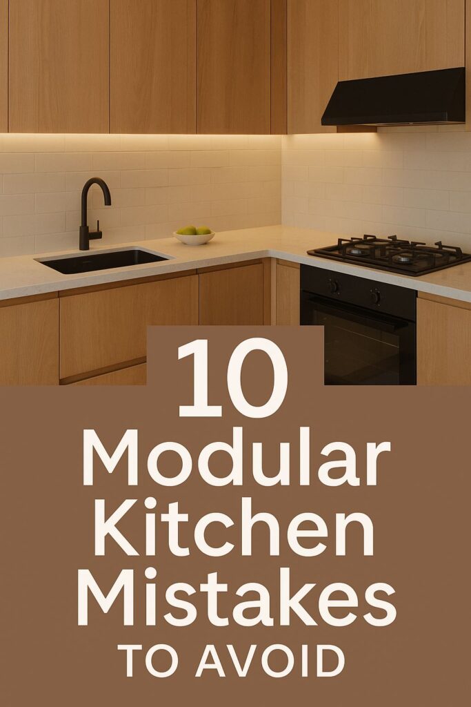 modular kitchen design mistakes