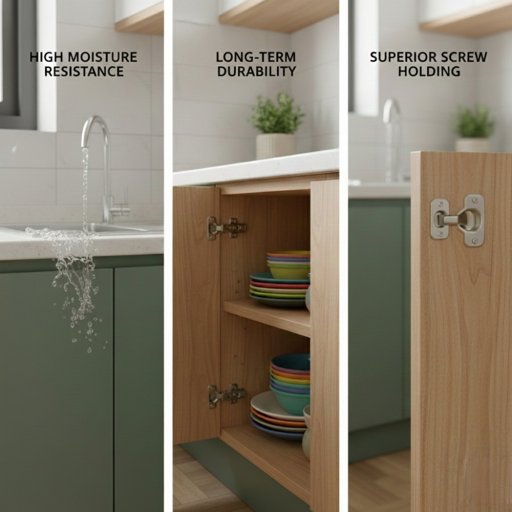 From superior screw-holding strength to boiling water resistance, Marine Ply ensures your furniture remains structurally sound for decades.