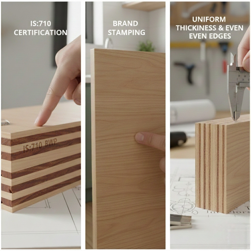 the Indian Standard for genuine BWP (Boiling Waterproof) Marine Grade.