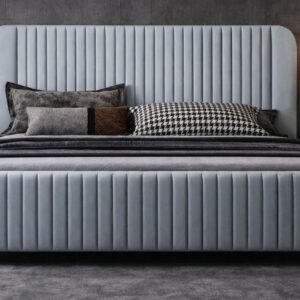 Aurelius Ribbed Velvet Bed